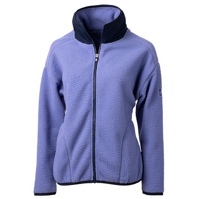 Cutter and Buck Ladies Cascade Eco Sherpa Fleece Jacket
