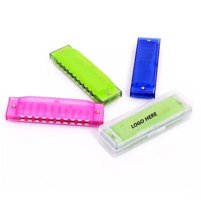 Kids Translucent 10 Hole Harmonica