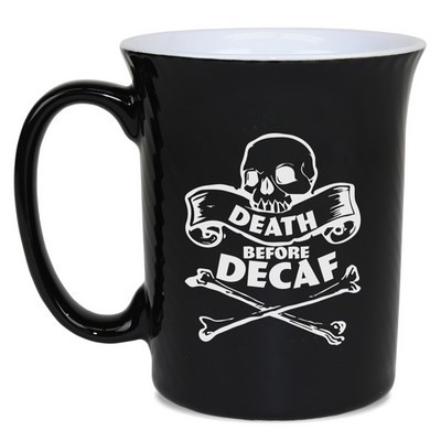 17 Oz. Ripple Ceramic Coffee Mug-Closeout