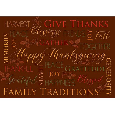 Bounty Of Thanksgiving Greetings