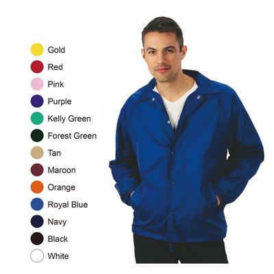 Lined Coach's Jacket Adult