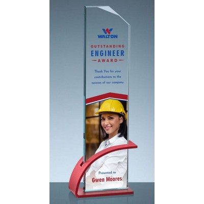 Archer Award w/Red Holder (3"x 10 1/2")
