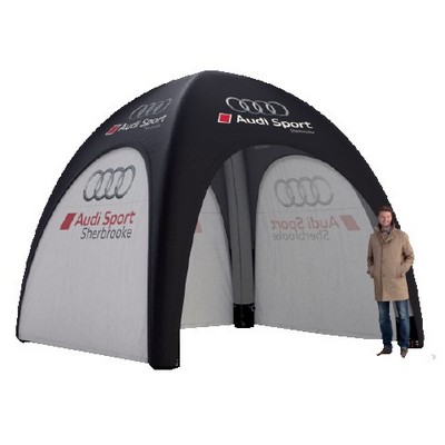 Inflatable tent 13'x13' with black legs