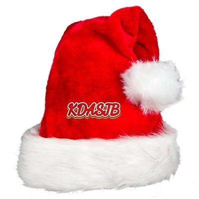 Fluffy Red Santa Hats