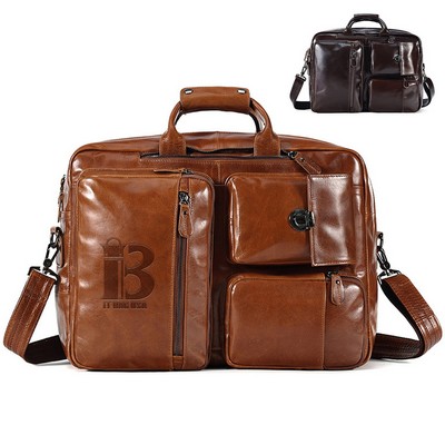 Vintage 17" Laptop Crossbody Shoulder Bag