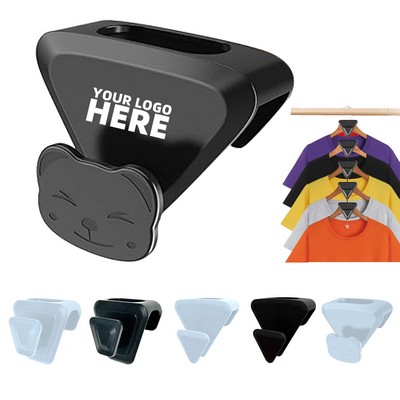 Wardrobe Storage PP Cloth Hanger Connector Layered Hook