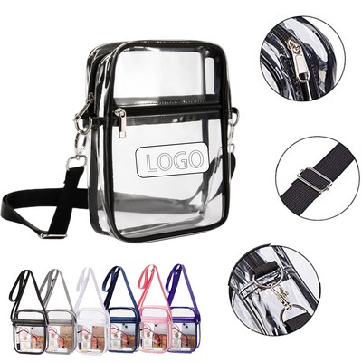 Pvc Transparent Shoulder Messenger Bag
