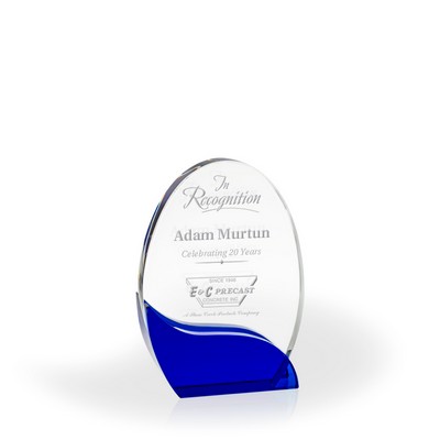 Austin Crystal Award - Blue