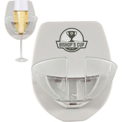 Wine Beer Drink Holder Cup Rack for Bath Shower Home