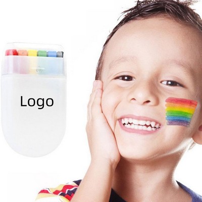 6-Color Rainbow Face Paint Spirit Stick