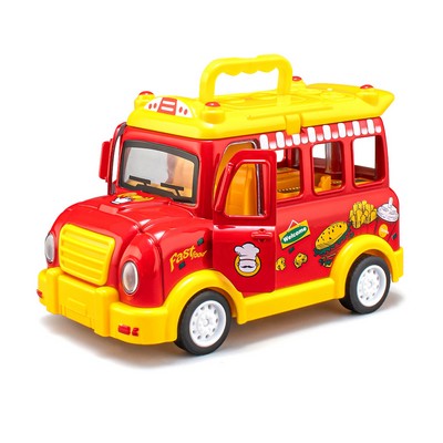 Pull Back Alloy Q Version Hamburger Car