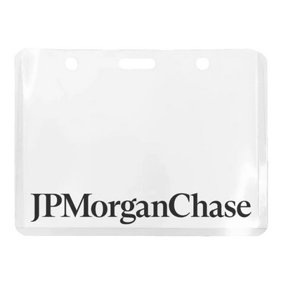 4.5*3.6 Horizontal Vinyl Badge Holder