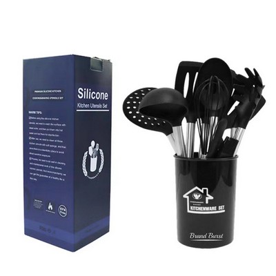 15 Pcs Silicone Kitchen Utensils Set
