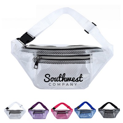 Waterproof Grids Fanny Pack