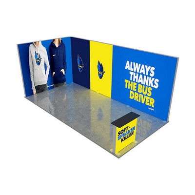 20' Backlit Trade Show Display - Design 4 (Double Sided)