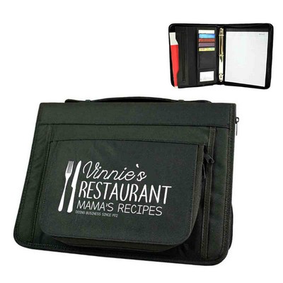 Polyester Loose-Leaf Briefcase