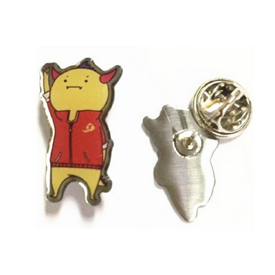 1.75" Stainless Steel Epoxy Lapel Pins