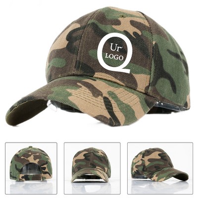 Cotton Military Camouflage Baseball Cap