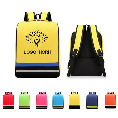 Fashionable Patchwork Color Children's Backpack Small Size