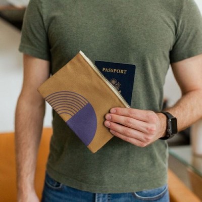 Poptart - Colored Canvas With Leather Tab