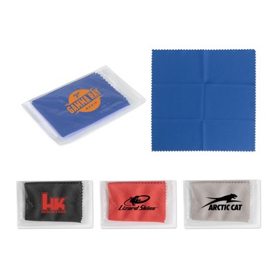 Microfiber Cloth in Pouch (6 Square Inches)