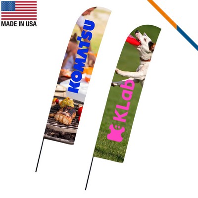 13' Jurant Double-Sided Straight Flag