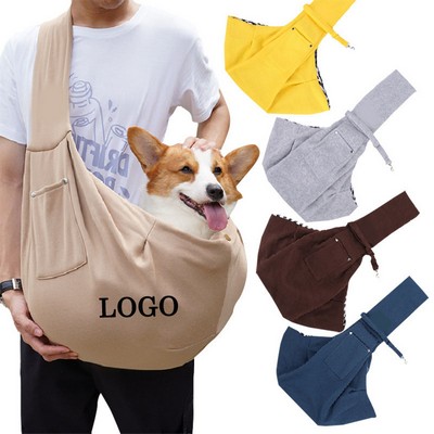 Pet Shoulder Bag With Wide Strap