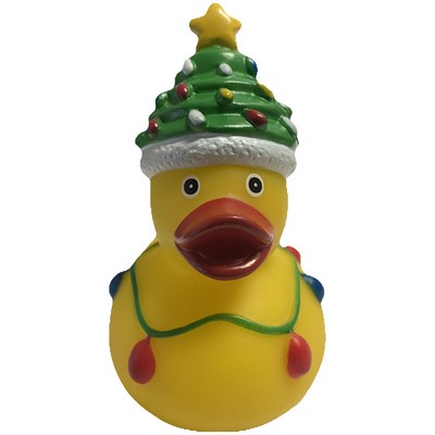 Rubber Christmas Tree Duck