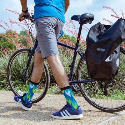 Crew Cycling Socks - Pedal-Perfect Comfort for Riders - American Made