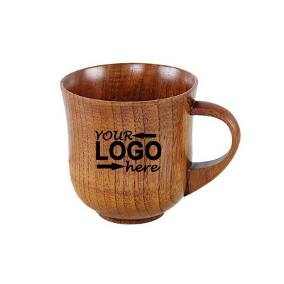 10 oz Wooden Mug