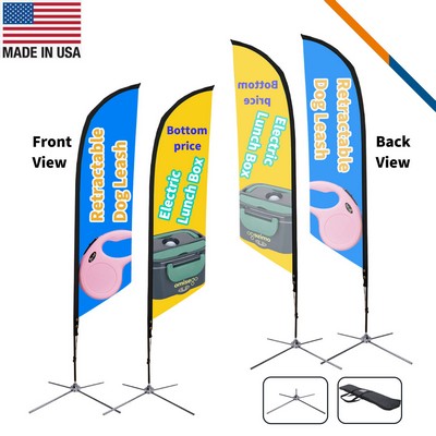 10' Corta Single-Sided Angle Flag