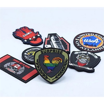 Custom PVC Patches/ Rubber Patch Glow in the Dark