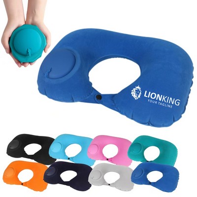 U-Shape Inflatable Neck Pillow for Travel