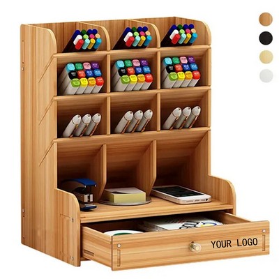 Wooden Desk Organizer DIY