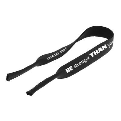 Screen Printed Eyeglass Retainer - 16.75x0.75" Strap
