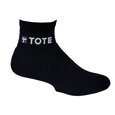 Made in the USA Super Soft Cotton Anklet Sock w/Full Color Print