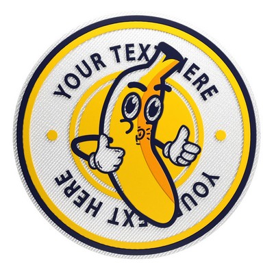 8" Tatami Fabric Silicone Patches