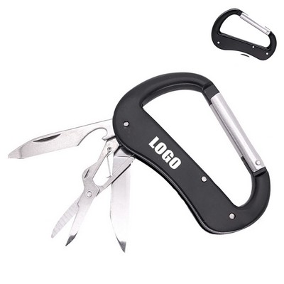 Durable Multi Carabiner Knife Tool Kit
