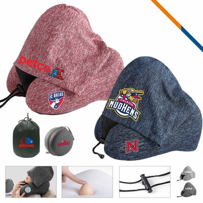 Bline Hooded U-Shaped Neck Pillow