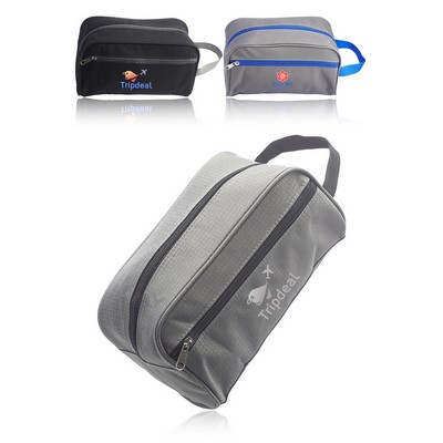 Travel Two Tone Toiletry Bags with Handle