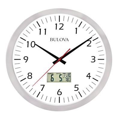 Bulova Clocks Manager Office-Look Wall Clock