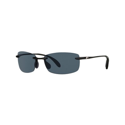 Costa Del Mar Ballast Sunglasses - (Frame) Shiny Black; (Lens) Gray 580P