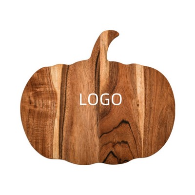 Acacia Pumpkin Shaped Wood Cutting Board