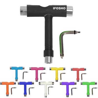 All-in-One Skate T-Tool for Longboard and Skateboard