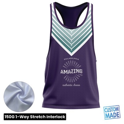 Unisex & Kids' Sublimation Racerback Tank Top - 150G