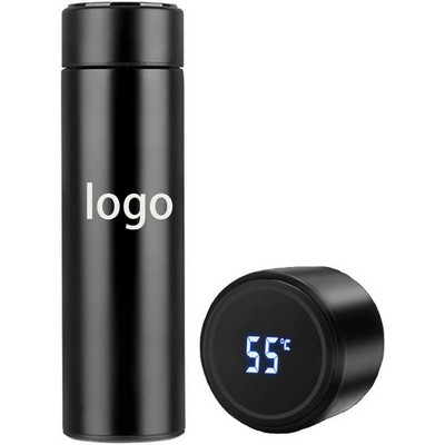 Water Bottle with LED Temperature Display