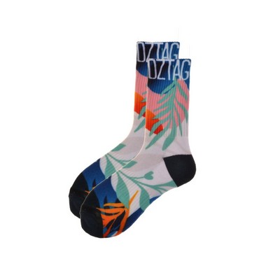 Tru Colour Crew Socks - Full Color DTG, Polyester Blend