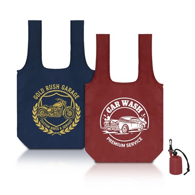 RPET Foldable Shopper Tote Bag