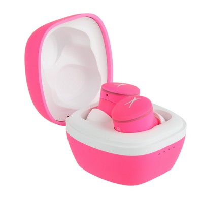 Altec Lansing Hot Pink Nanopod 3.0 Truly Wireless Bluetooth Earphones