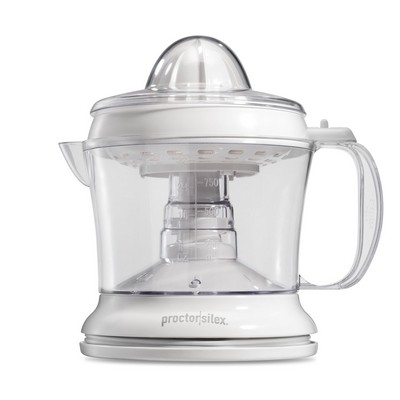 Proctor Silex Electric Citrus Juicer, Orange Juicer, Lemon Juicer, w/34 Oz. Pitcher